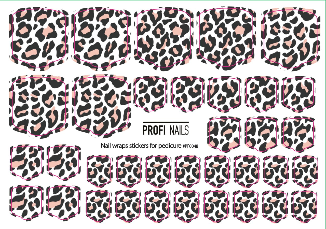 Nail Wraps Podo Full #0048