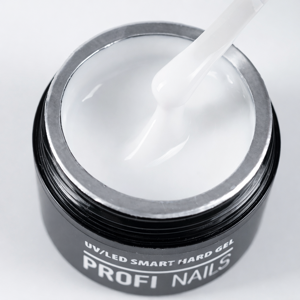 Pro Hard Ultra White Smart Hard Gel | White Builder Gel for French Nails – Profi ...