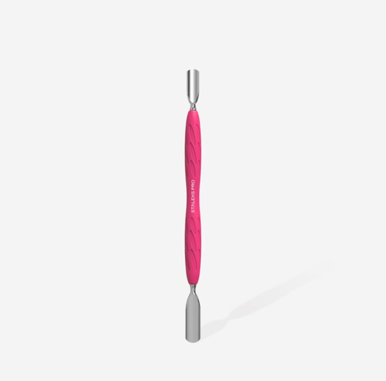 Manicure pusher with silicone handle “Gummy” UNIQ 10 TYPE 1 (wide rounded pusher + narrow rounded pusher)