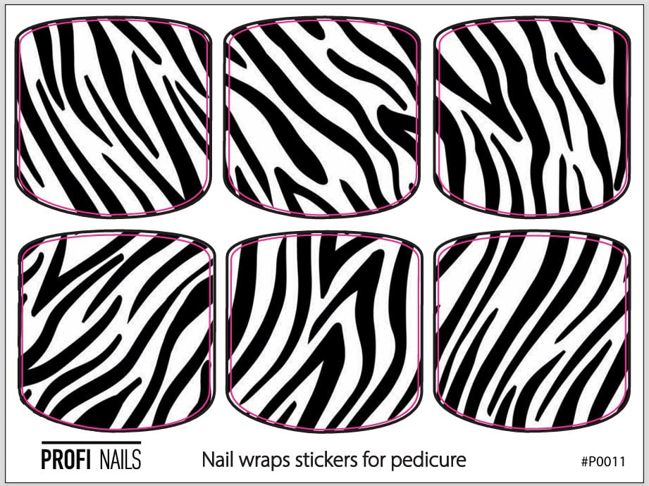 Nail Wraps Podo Mini #0011