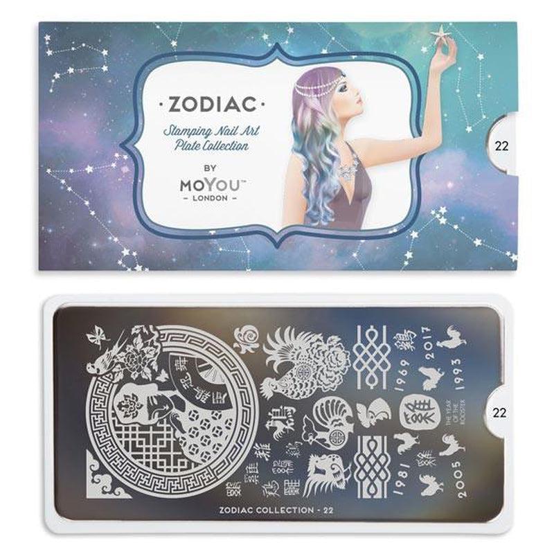 Stamping plate Zodiak #22