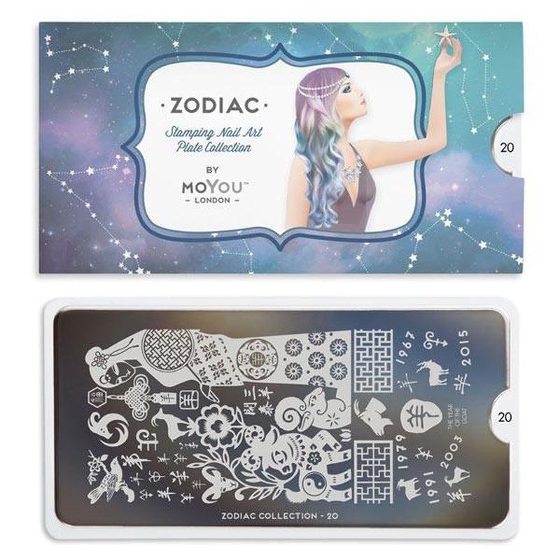 Stamping plate Zodiak #20