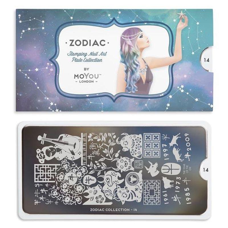 Stamping plate Zodiak #14