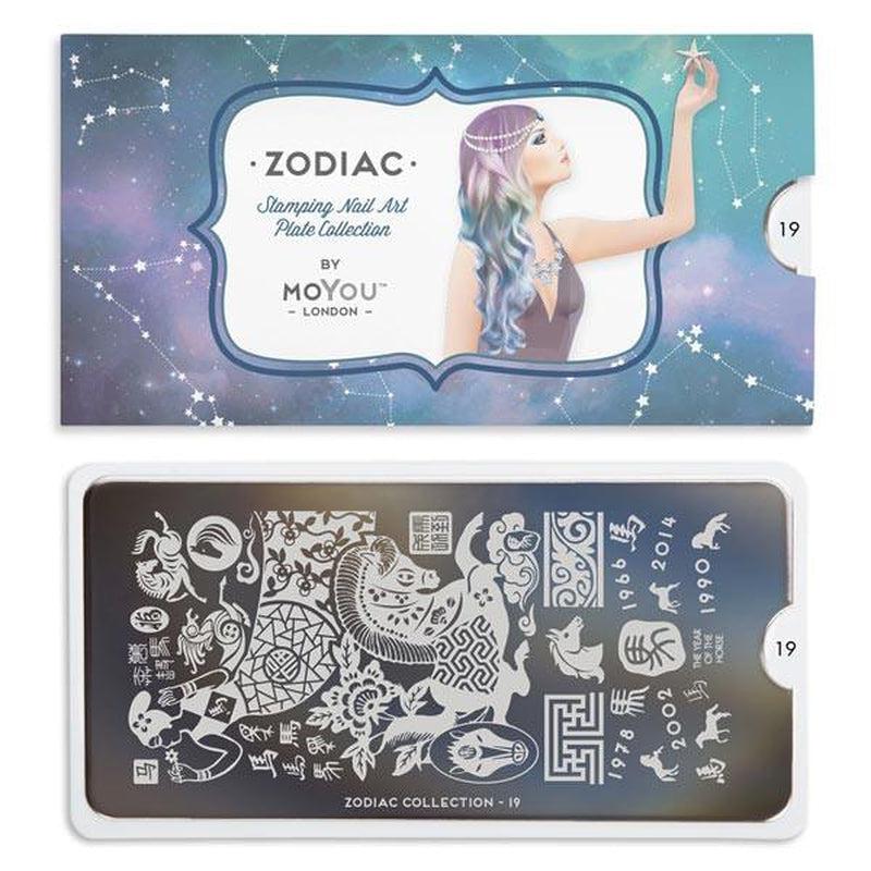 Stamping plate Zodiak #19