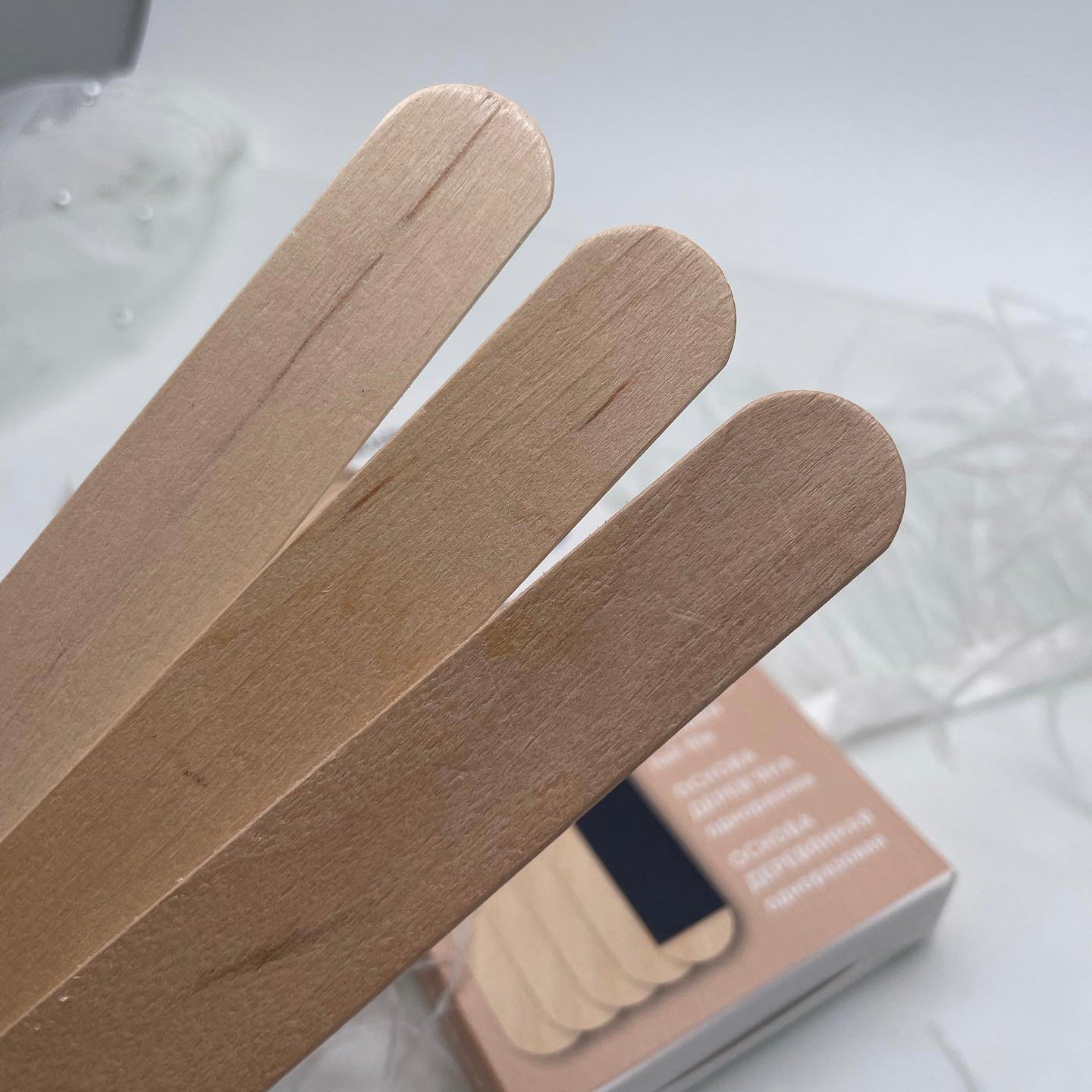 Disposable wooden nail file, straight (base) EXPERT
