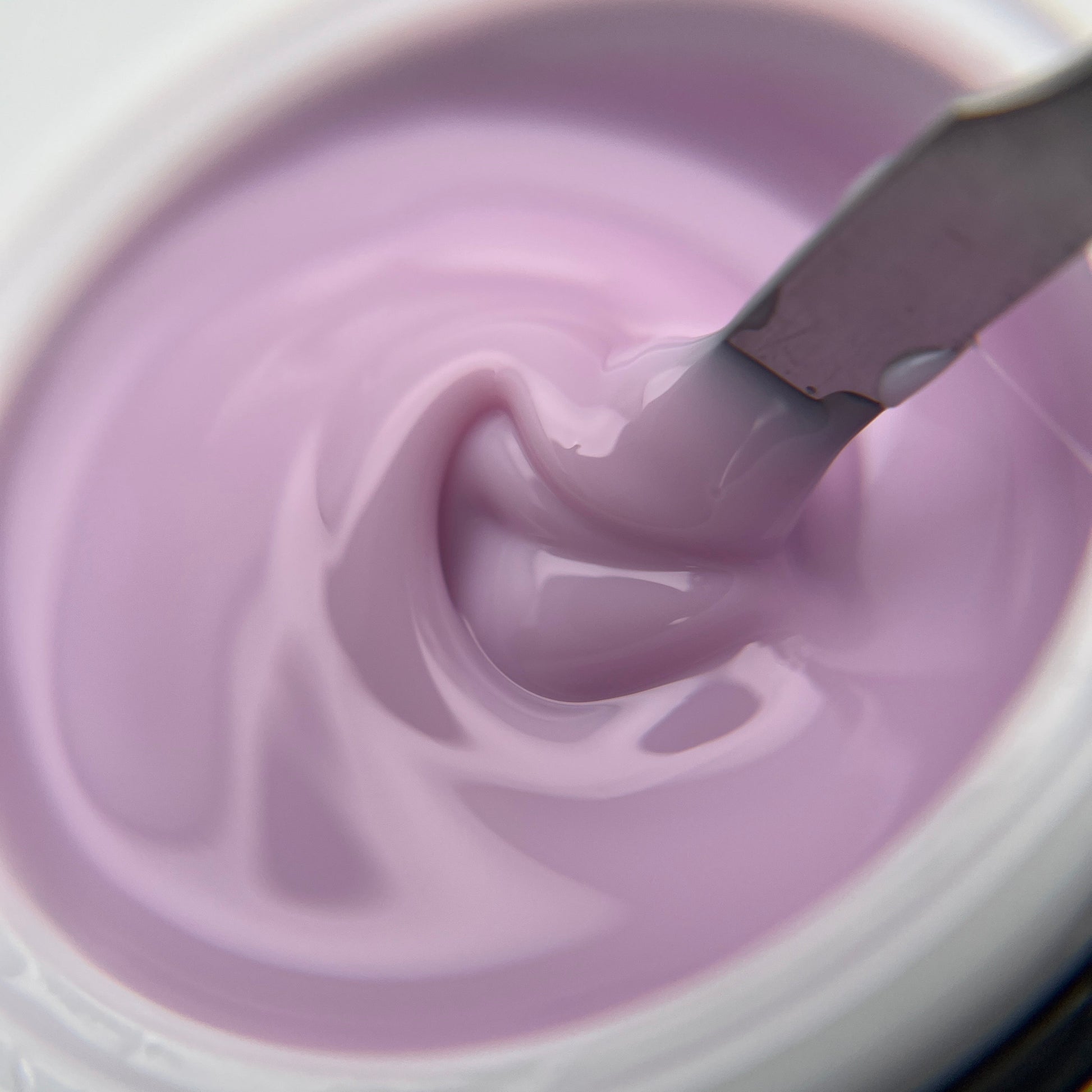 Professional Moon Milk hard gel for clean natural-looking nail overlays