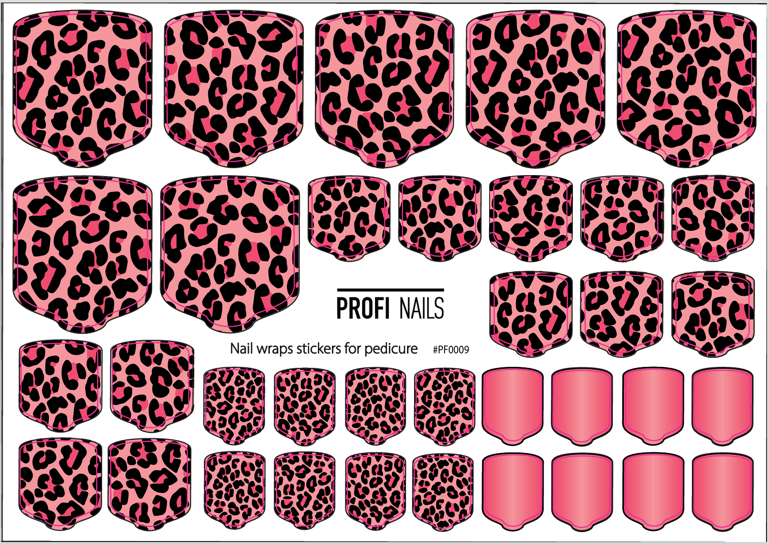 Nail Wraps Podo Full #0009