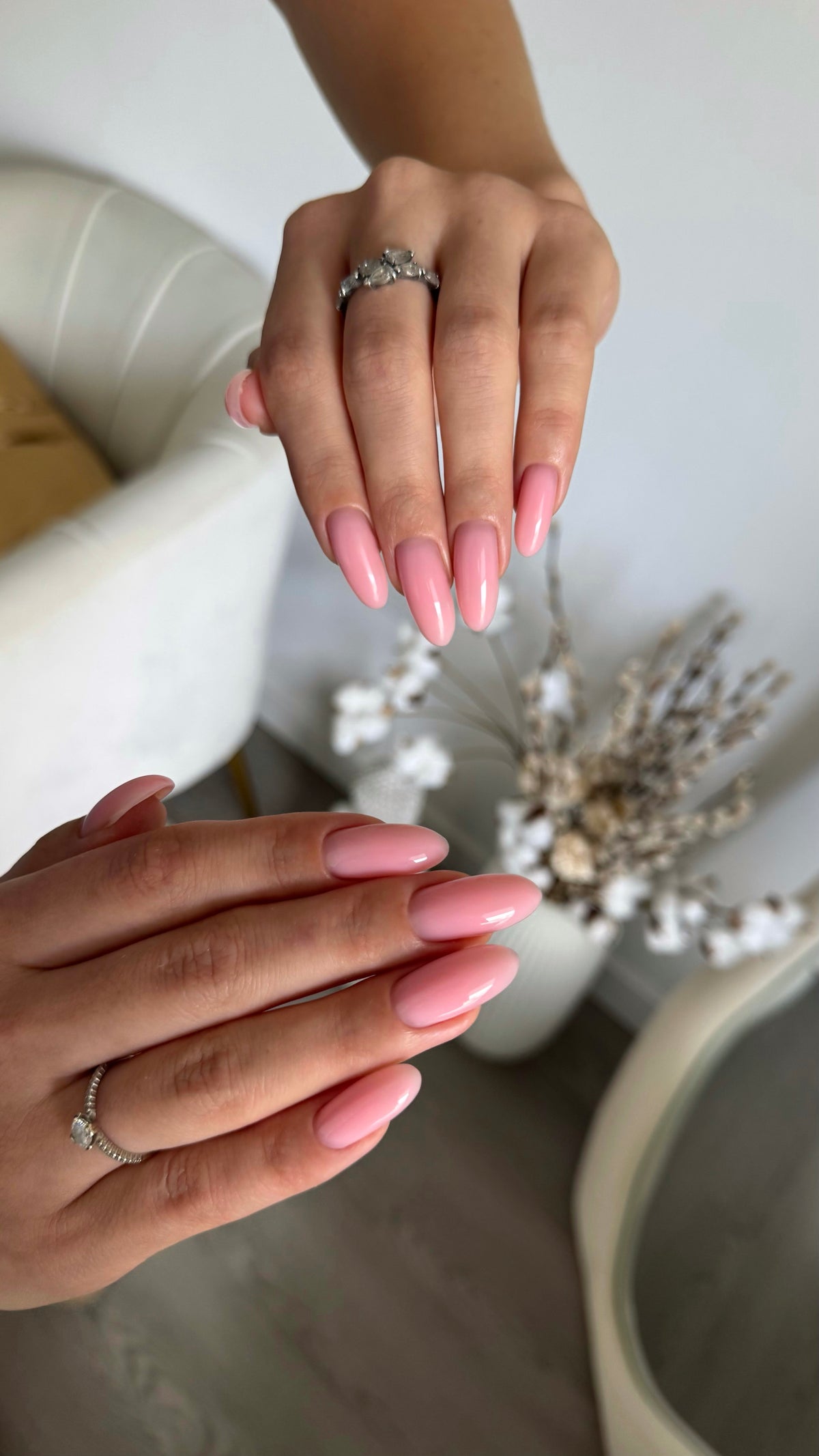 Professional Peony hard gel for natural-looking nail overlays