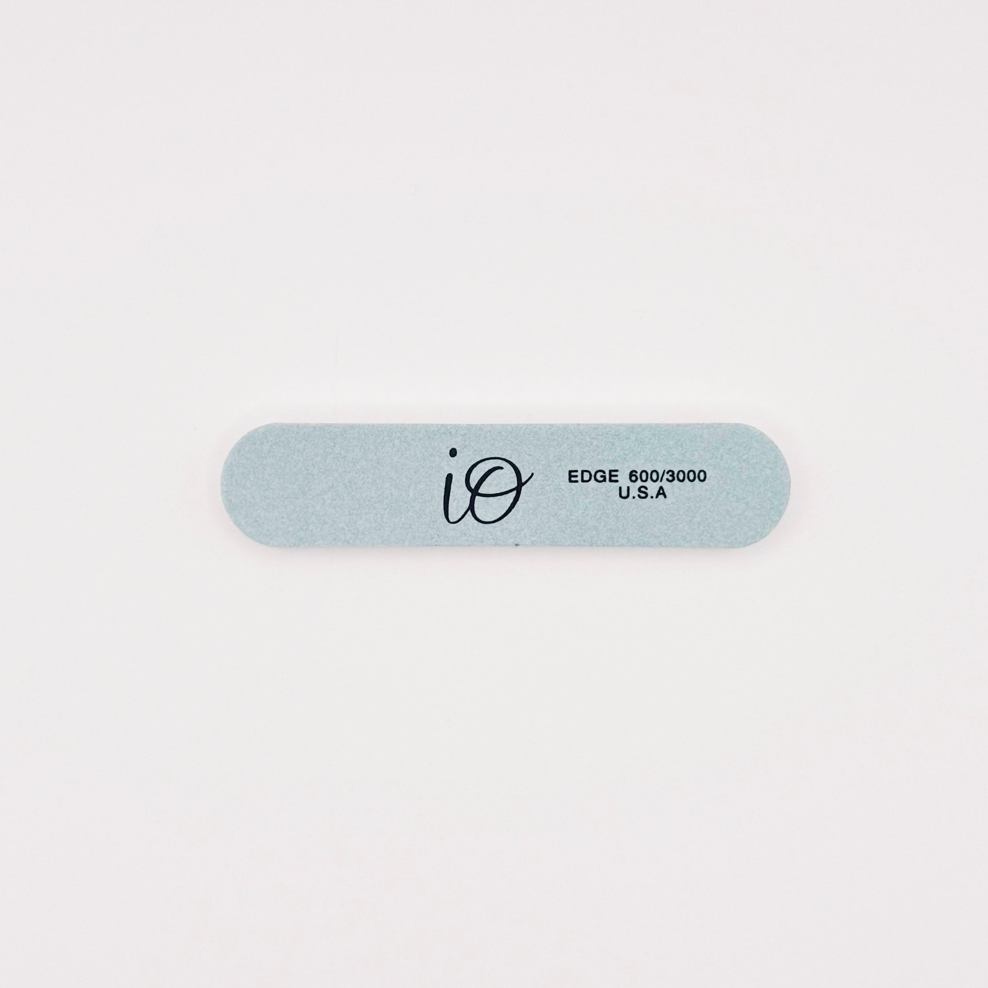 IO Mini Nail Buffer 600/3000 Grit – Washable & Disinfectable Polishing Emery Board