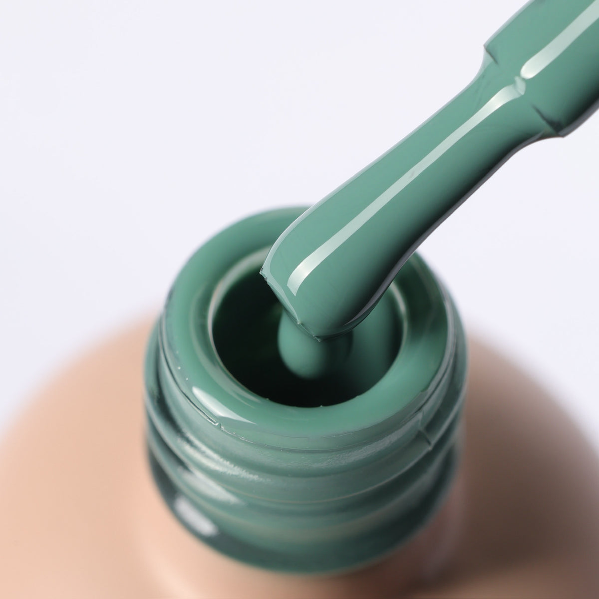 Seraphinite green gel polish by Profi Nails shown in the product bottle, 10 ml professional nail color.