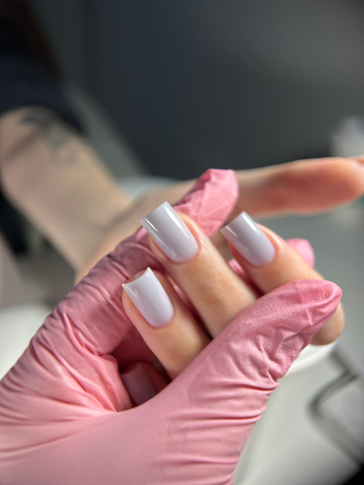 Cool neutral builder gel for structured gel manicures