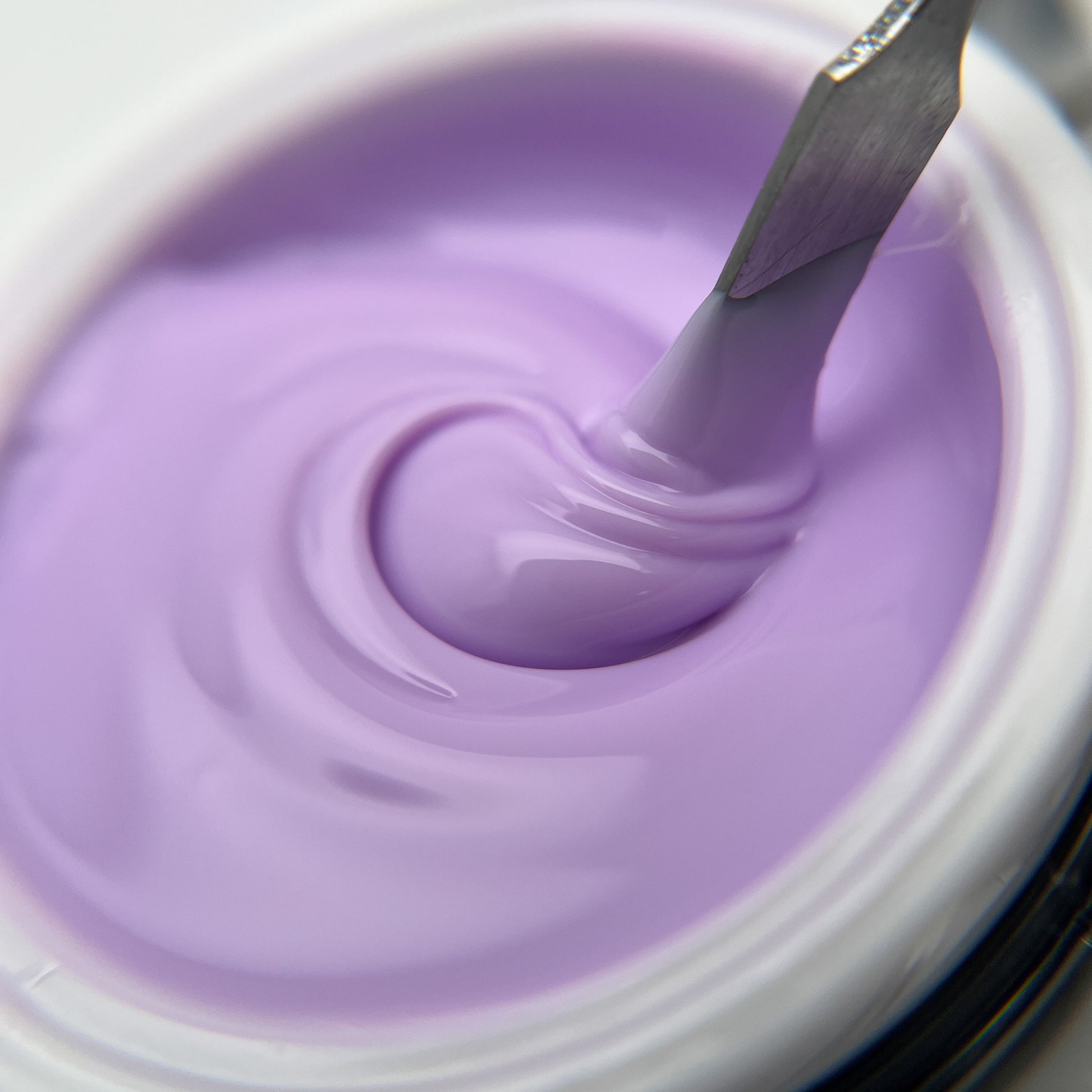 Violet Mist UV LED builder gel for soft violet structured manicures