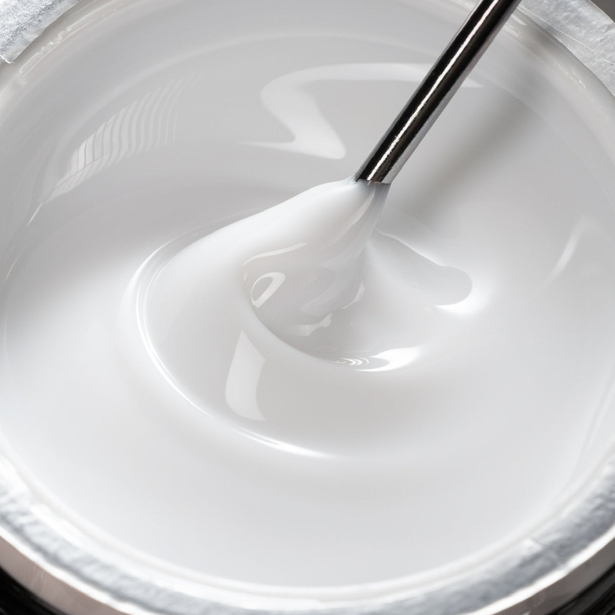 White UV LED builder gel for nail strengthening by Profi Nails