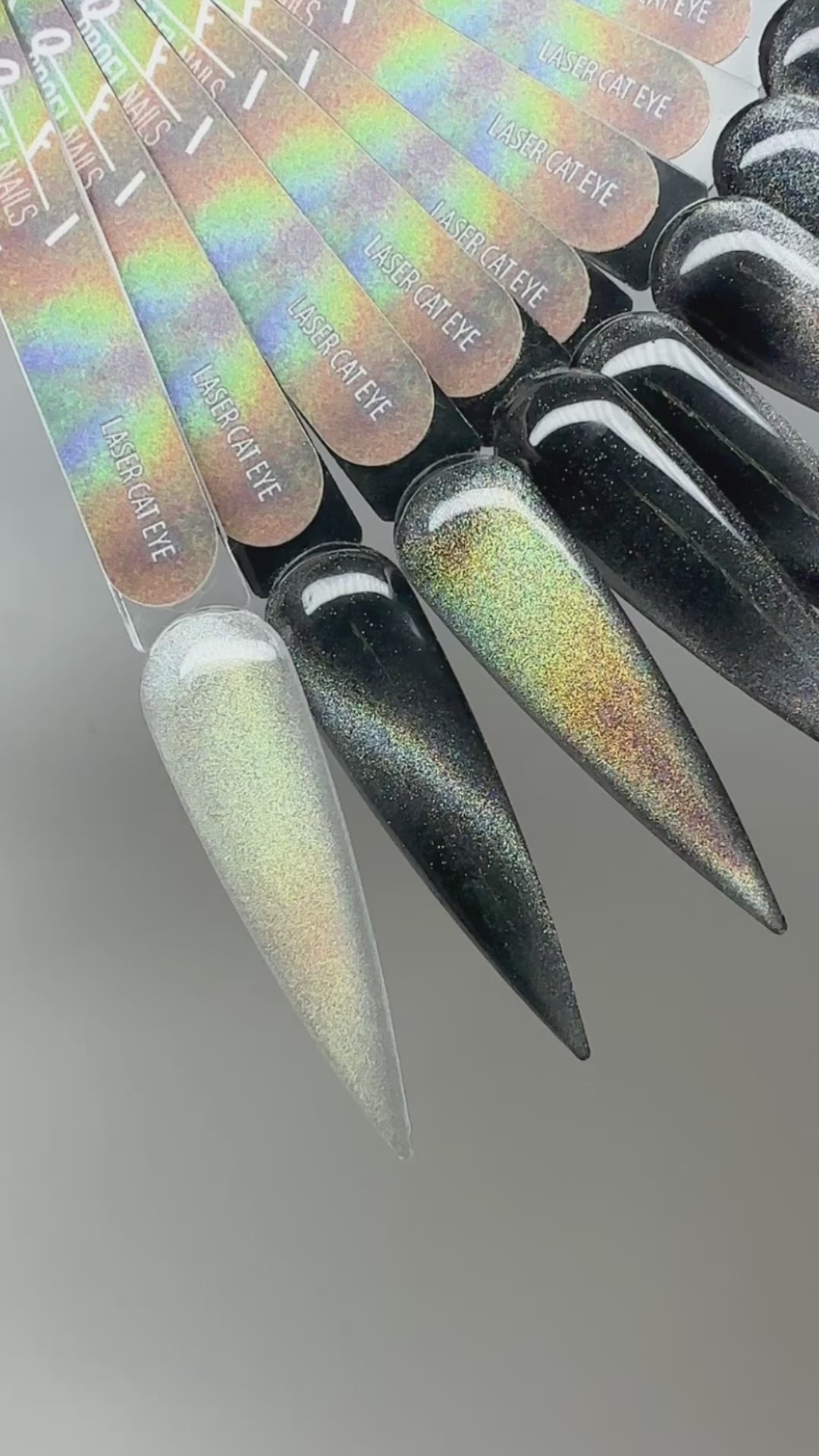 Load video: Gel Polish Cat Eye - Laser