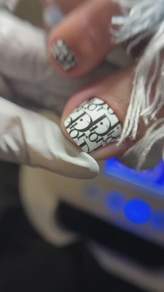 Load video: Nail Wraps Podo Full #0023