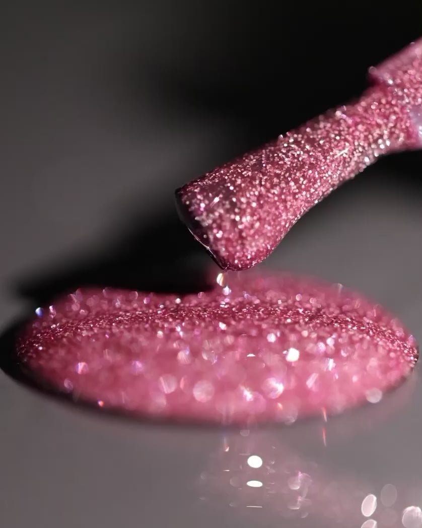 Load video: Reflective Gel Polish - Purple Lean