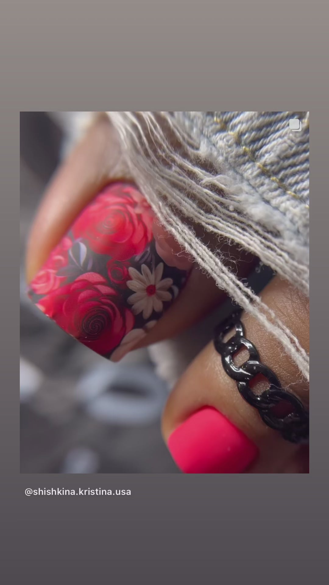 Load video: Nail Wraps Podo Mini #0029