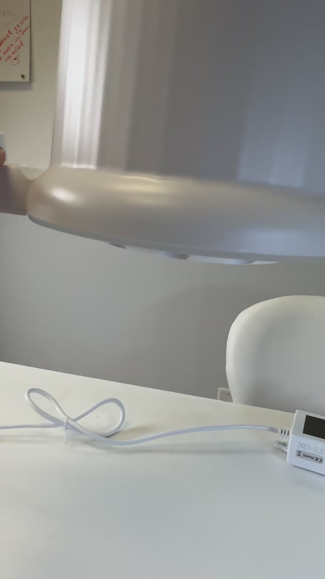 Load video: Nail Dust Collector for Pedicure (Manicure)