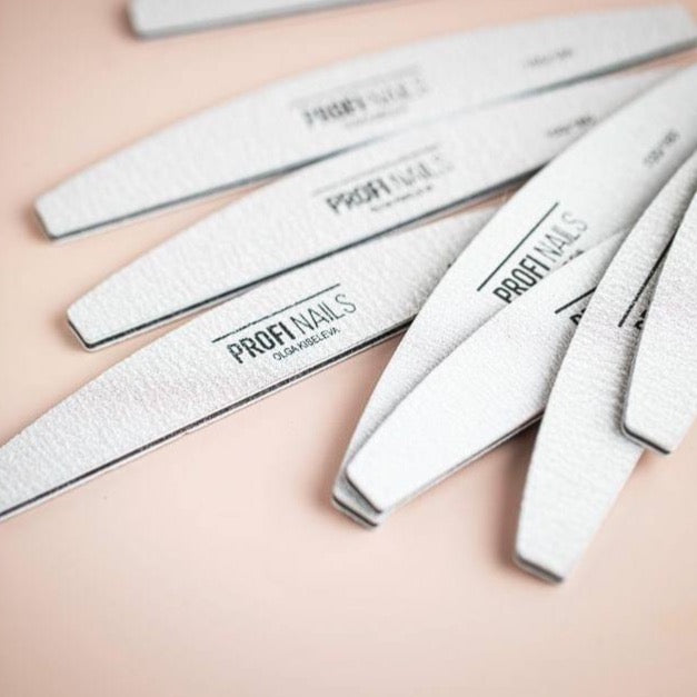 Nails file semicircle - 25 pcs