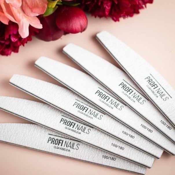 Nails file semicircle - 25 pcs