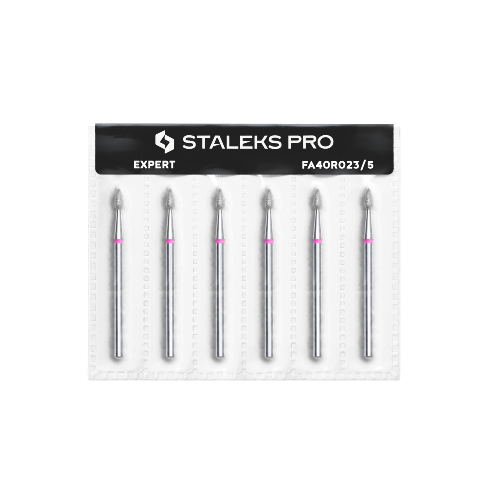 Diamond Nail Bit Drop 2.3mm / 5mm Red