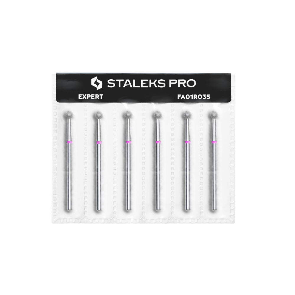Diamond Nail Bit Ball 3.5mm Red